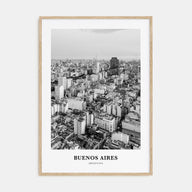 Buenos Aires Portrait B&W No 2 Poster