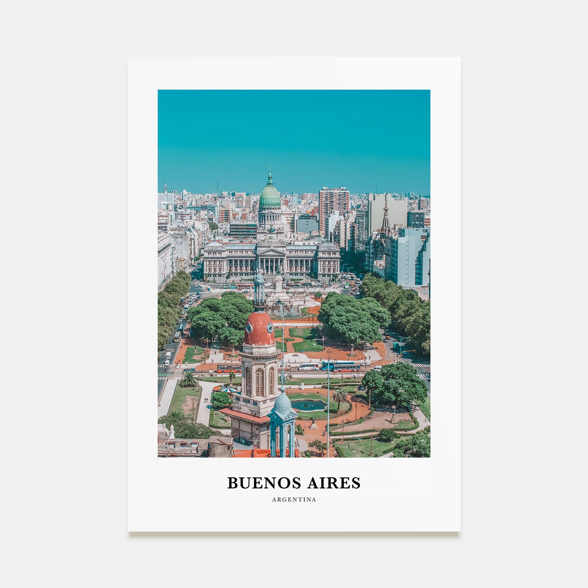 Buenos Aires Portrait Color No 2 Poster