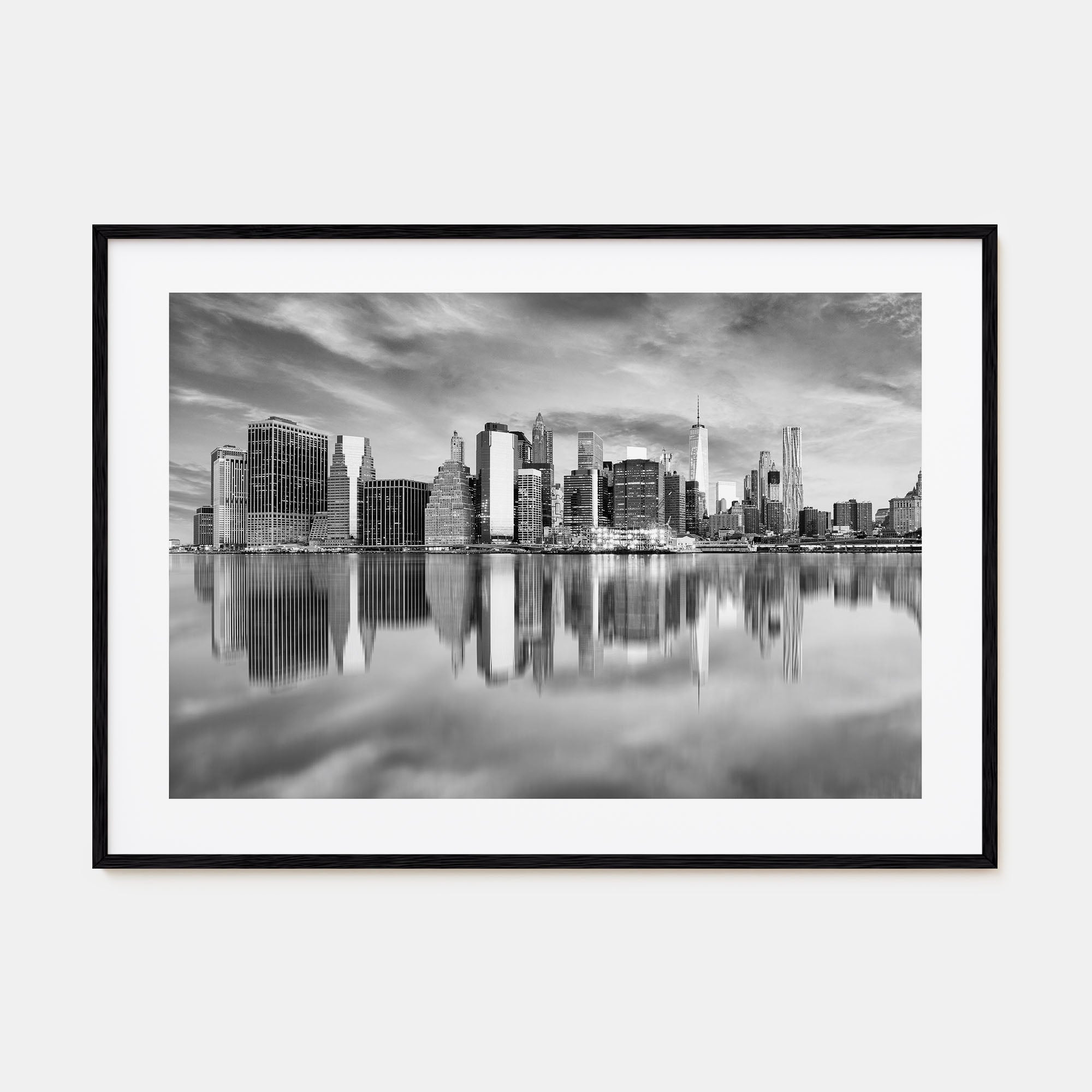 Buffalo Landscape B&W Poster