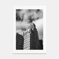 Buffalo Photo B&W No 2 Poster