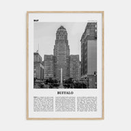 Buffalo Travel B&W No 1 Poster
