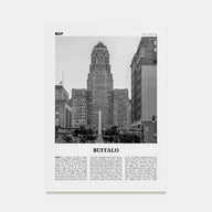 Buffalo Travel B&W No 1 Poster