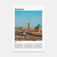 Bukhara Travel Color Poster