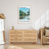 Buncombe County Travel Color Poster