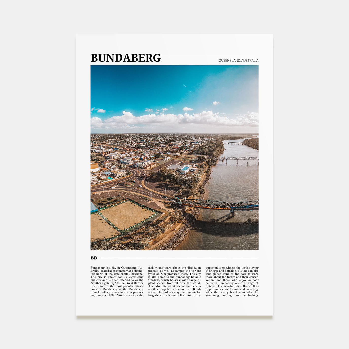 Bundaberg Travel Color No 1 Poster