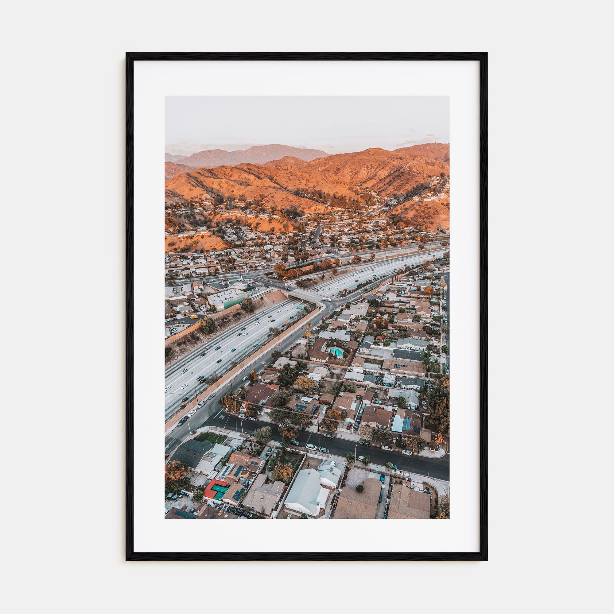Burbank Photo Color Poster