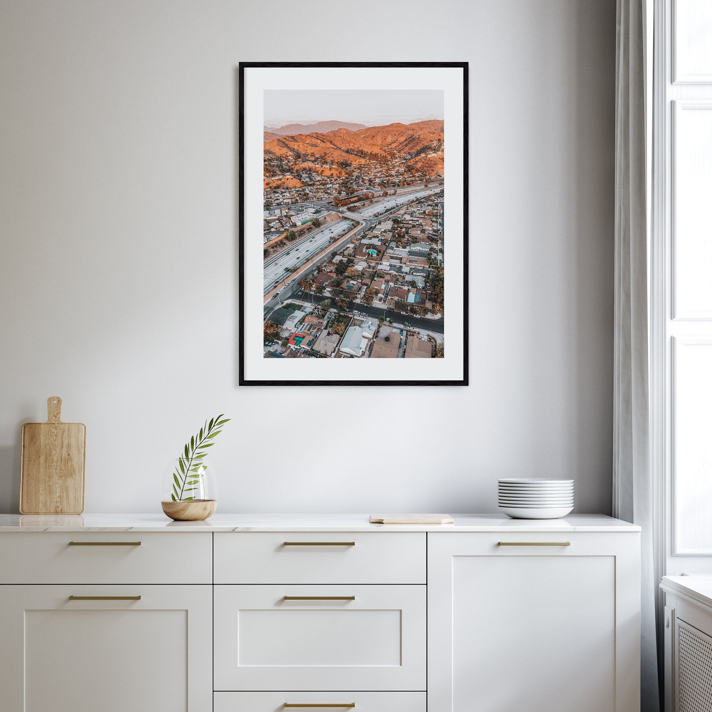 Burbank Photo Color Poster