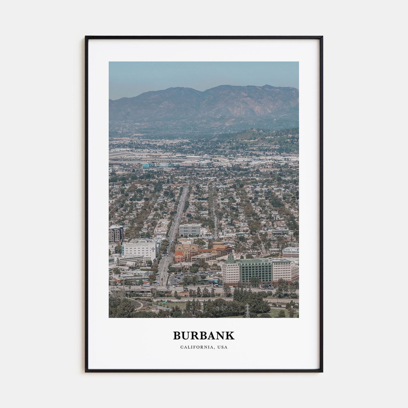 Burbank Portrait Color Poster