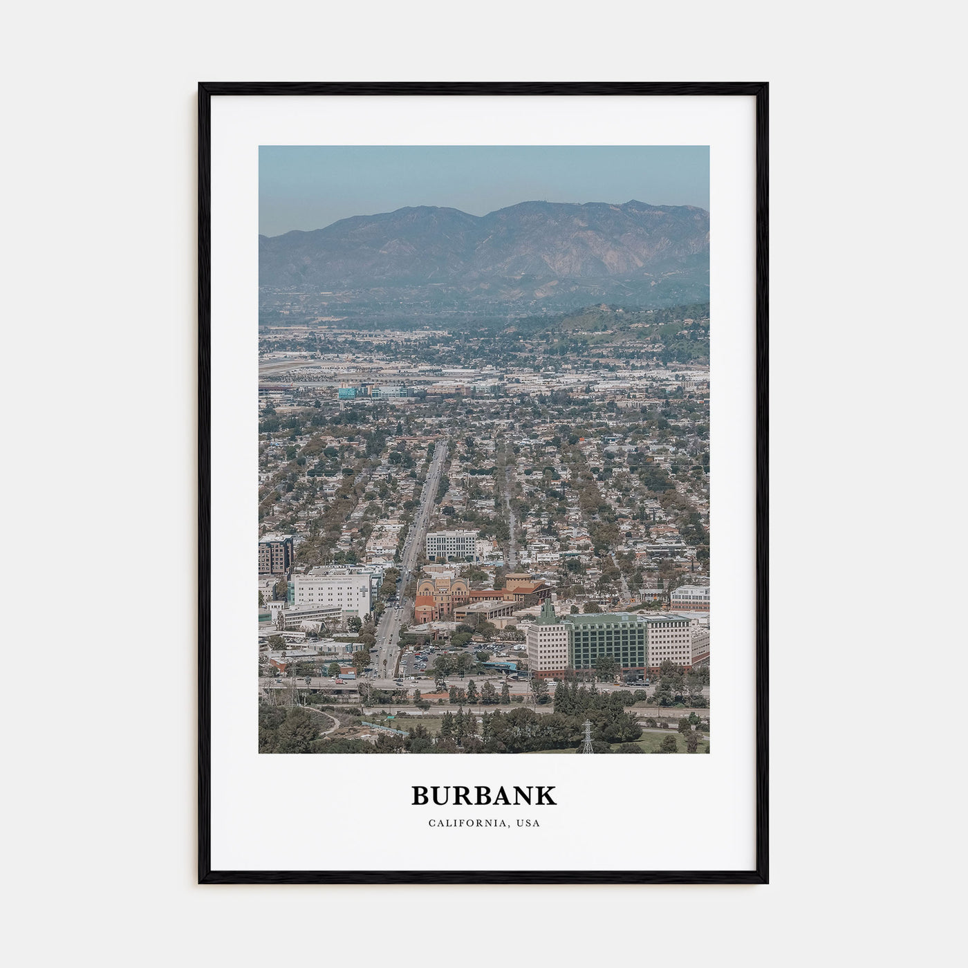 Burbank Portrait Color Poster