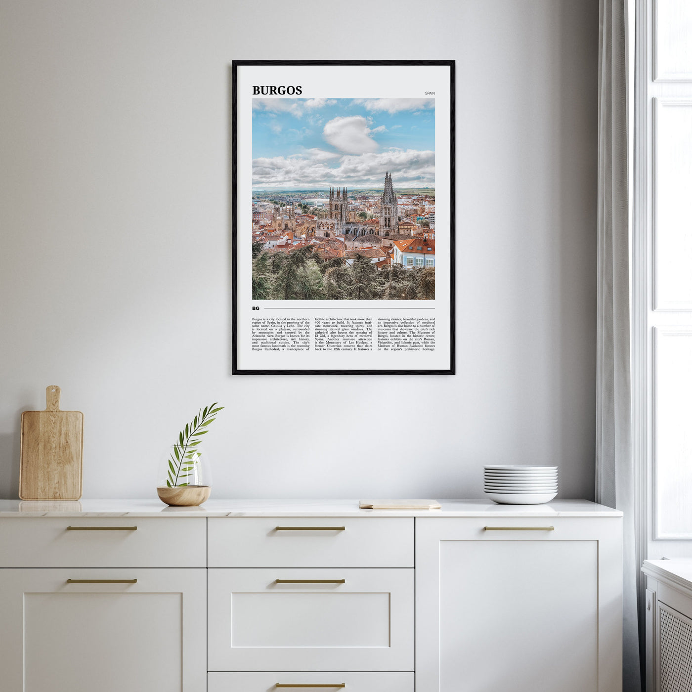 Burgos Travel Color Poster