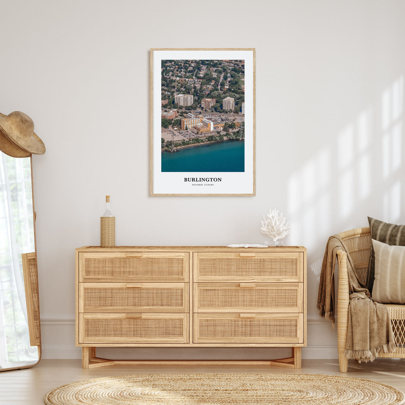 Burlington, Canada Portrait Color Poster