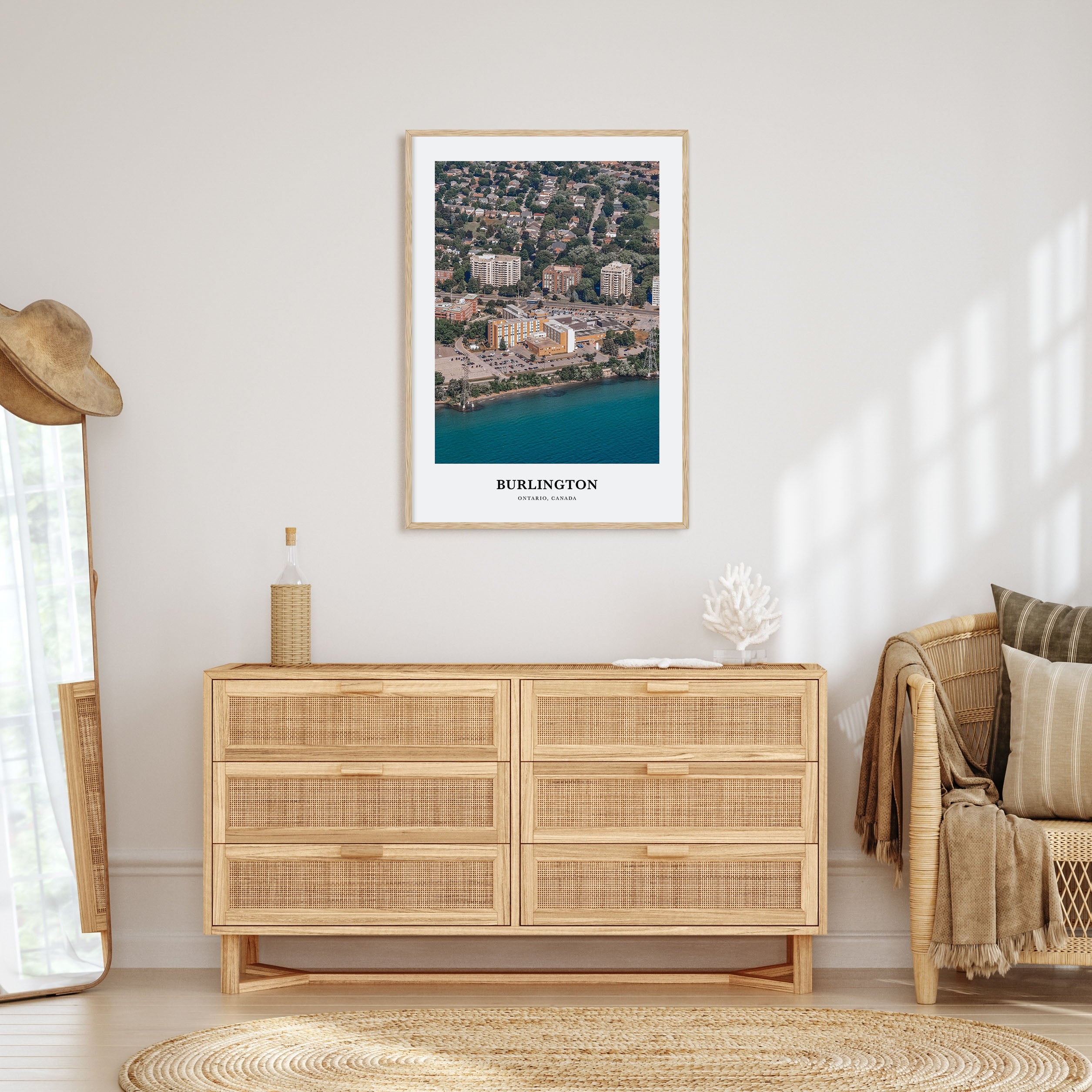 Burlington, Canada Portrait Color Poster