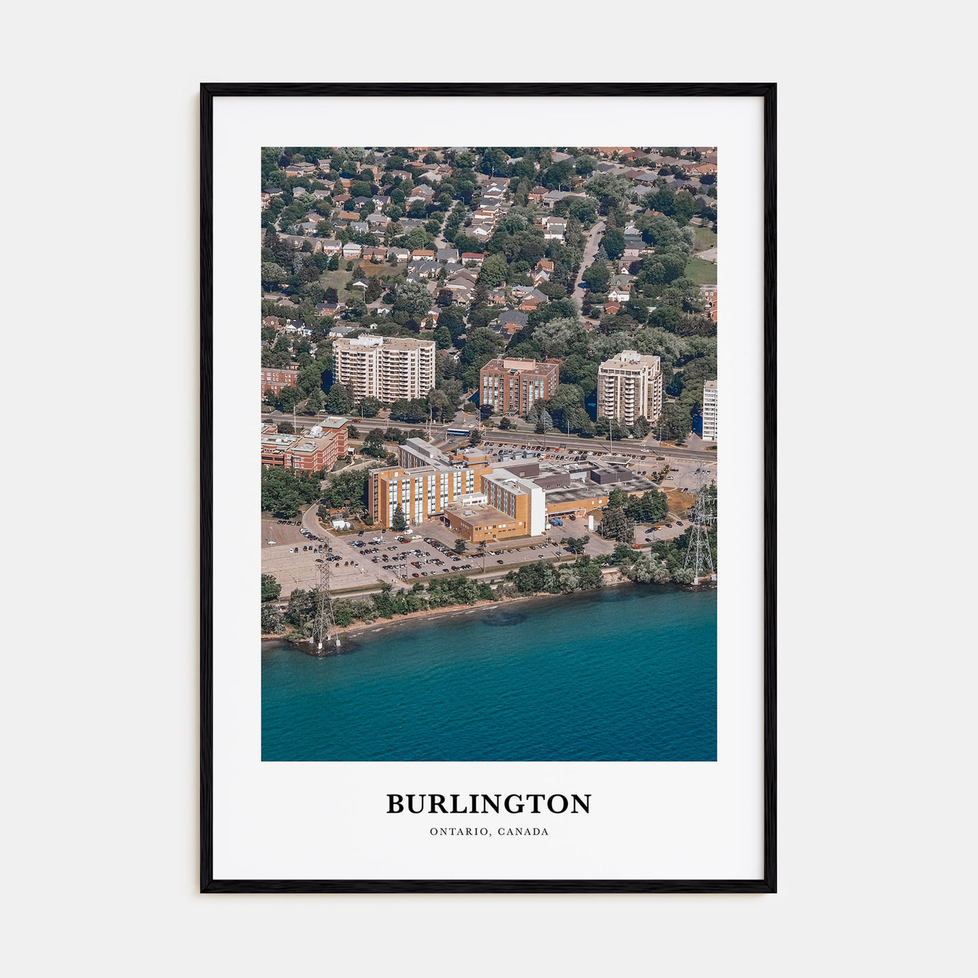 Burlington, Canada Portrait Color Poster