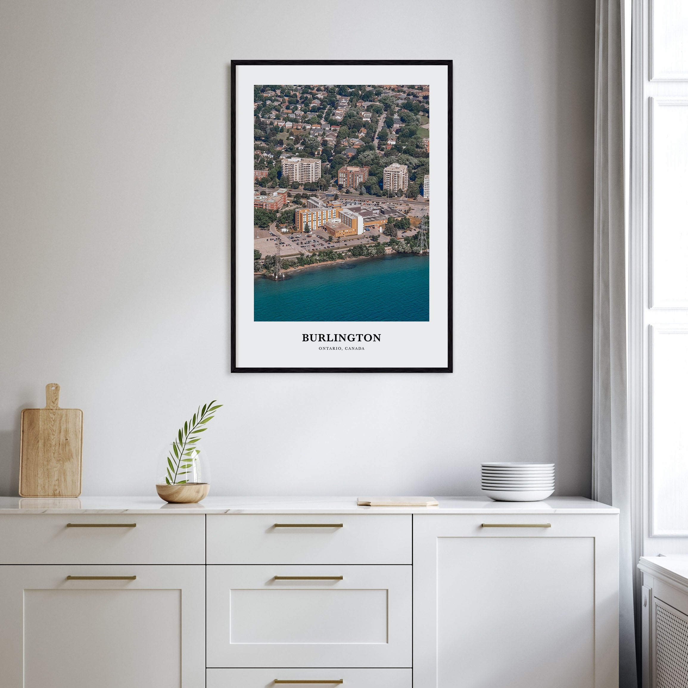 Burlington, Canada Portrait Color Poster