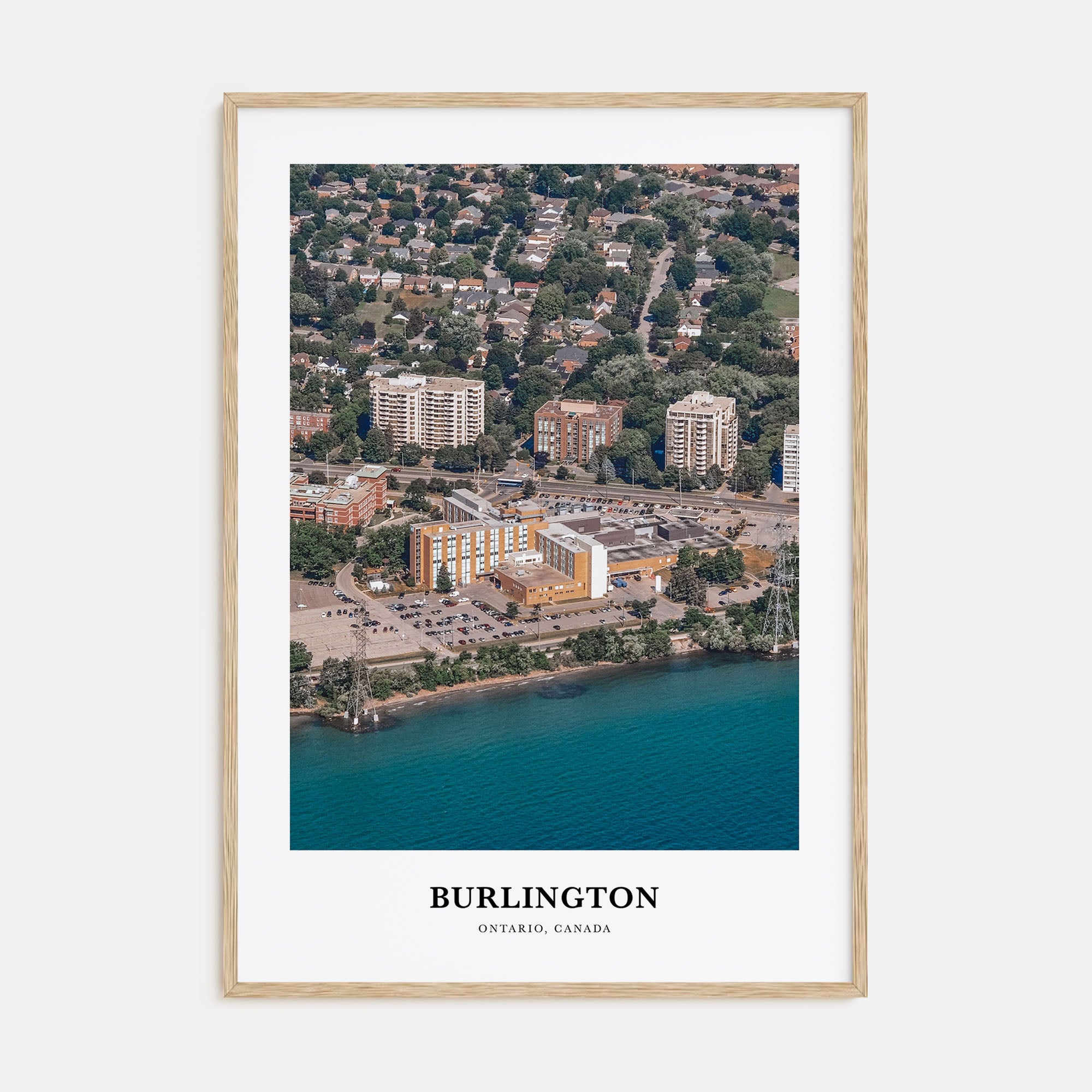 Burlington, Canada Portrait Color Poster