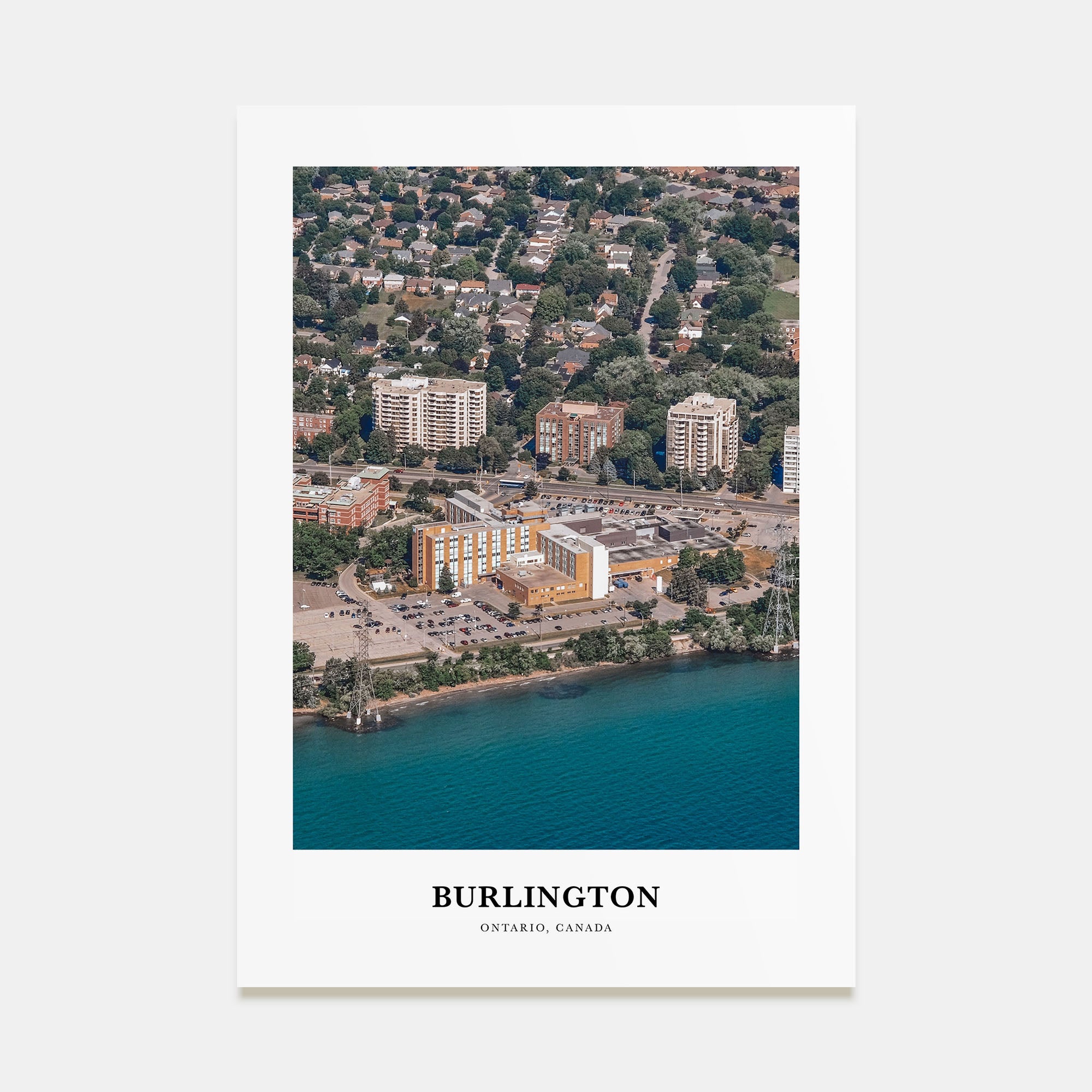 Burlington, Canada Portrait Color Poster