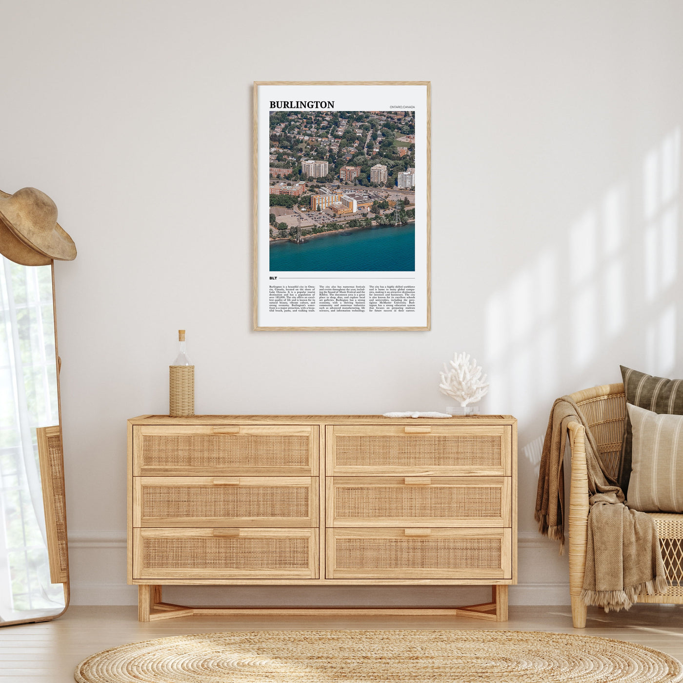 Burlington, Canada Travel Color Poster