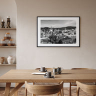 Burlington, Vermont Landscape B&W Poster
