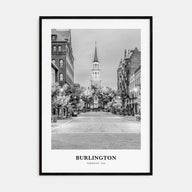 Burlington, Vermont Portrait B&W Poster