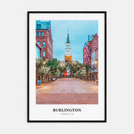 Burlington, Vermont Portrait Color Poster