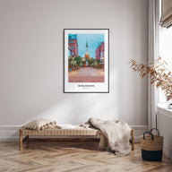Burlington, Vermont Portrait Color Poster