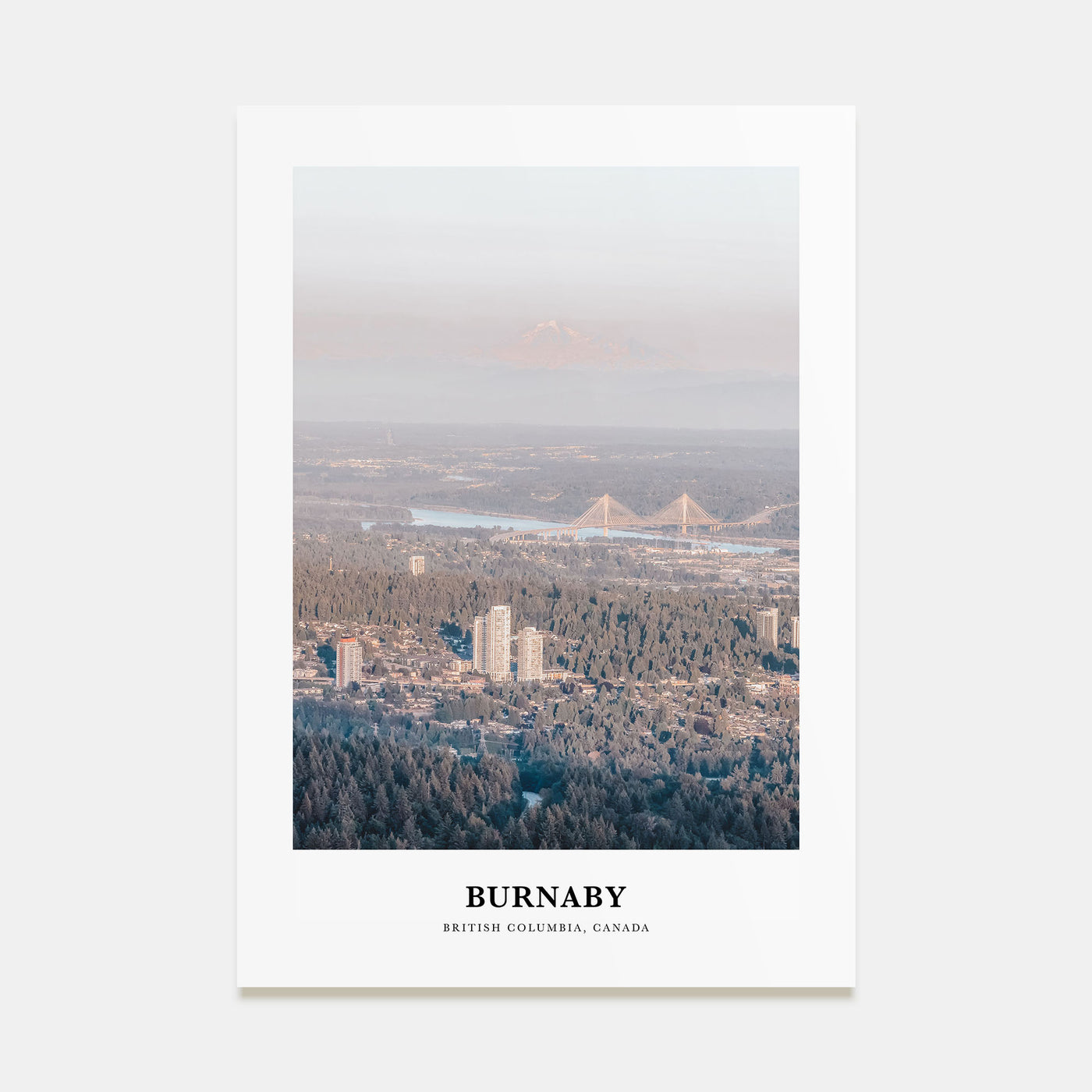 Burnaby Portrait Color Poster