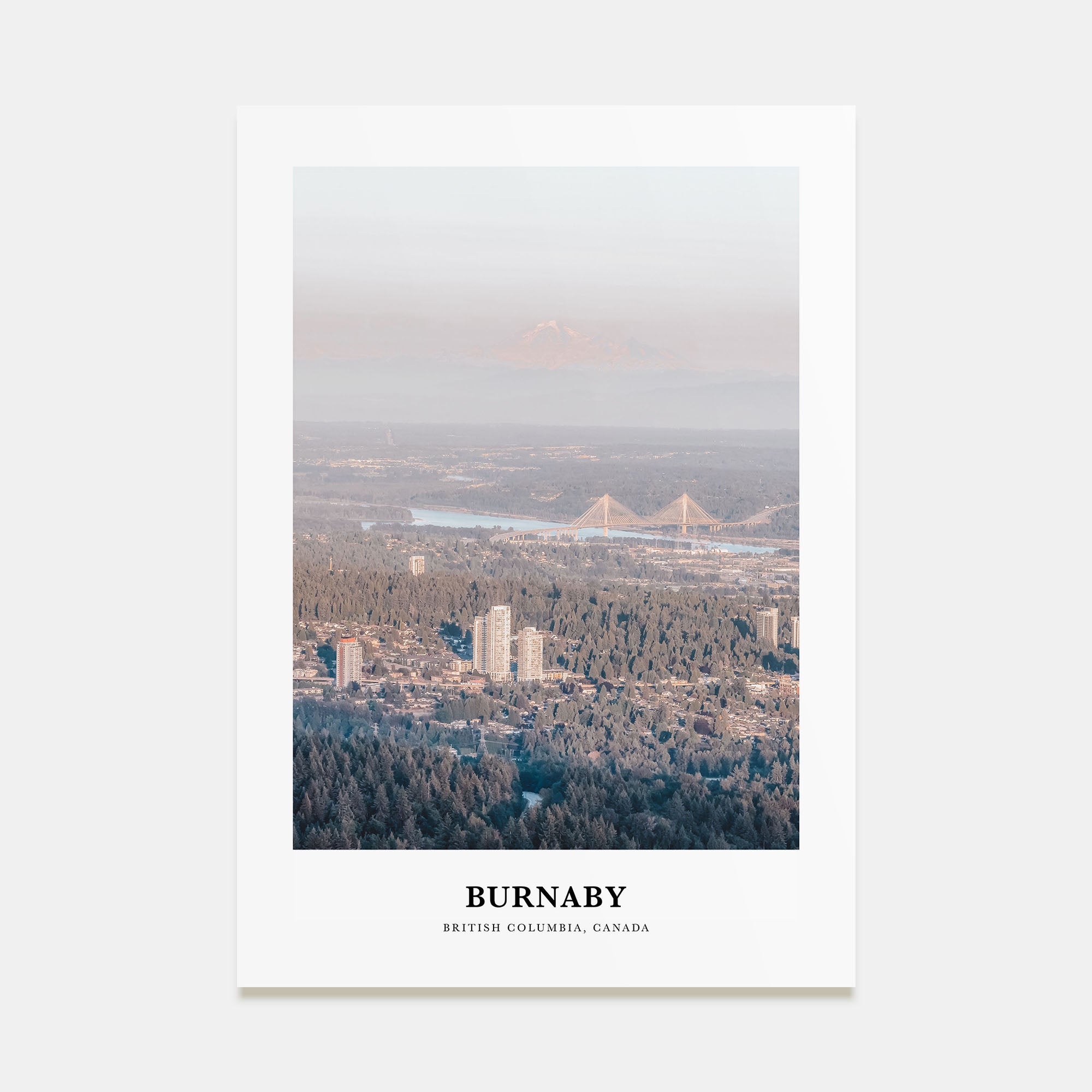 Burnaby Portrait Color Poster