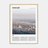Burnaby Travel Color Poster
