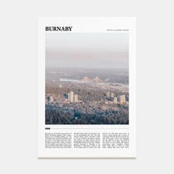 Burnaby Travel Color Poster