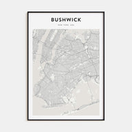 Bushwick Map Portrait Poster