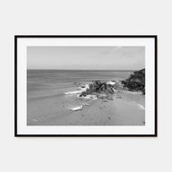 Byron Bay Landscape B&W Poster