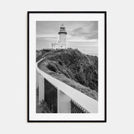 Byron Bay Photo B&W Poster