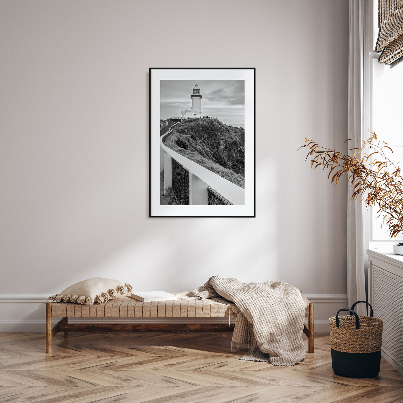 Byron Bay Photo B&W Poster