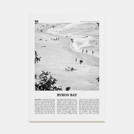 Byron Bay Travel B&W No 1 Poster