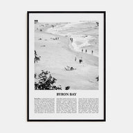 Byron Bay Travel B&W No 1 Poster