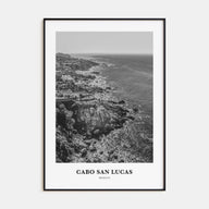Cabo San Lucas Portrait B&W Poster