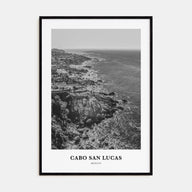 Cabo San Lucas Portrait B&W Poster