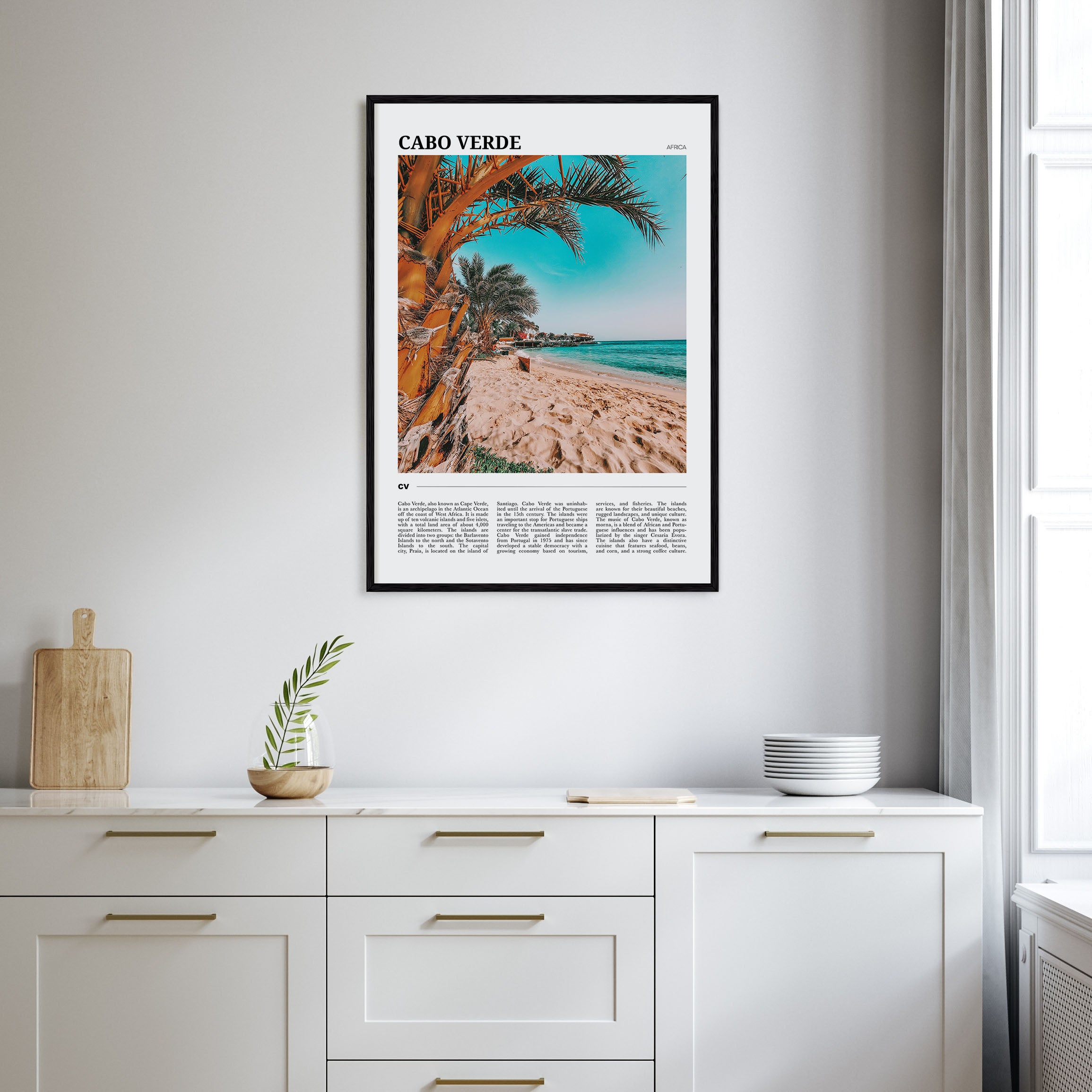 Cabo Verde Travel Color Poster