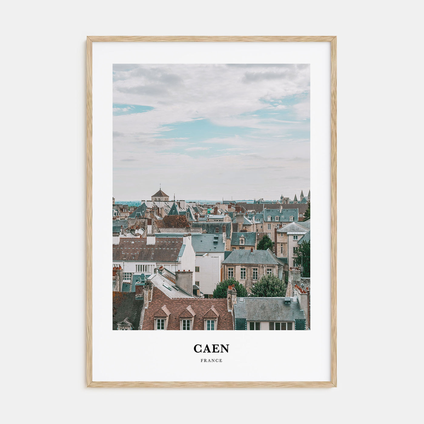 Caen Portrait Color Poster