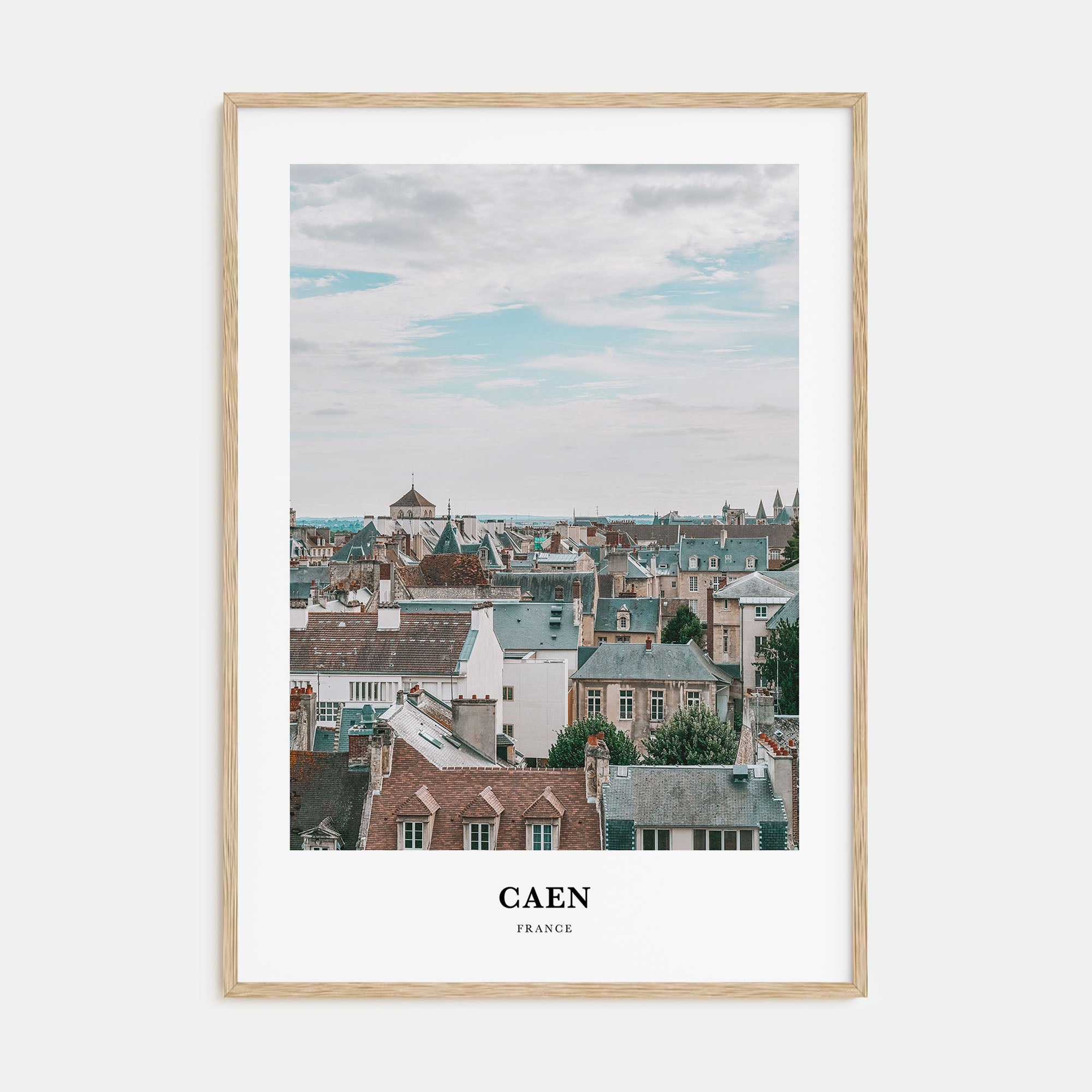 Caen Portrait Color Poster