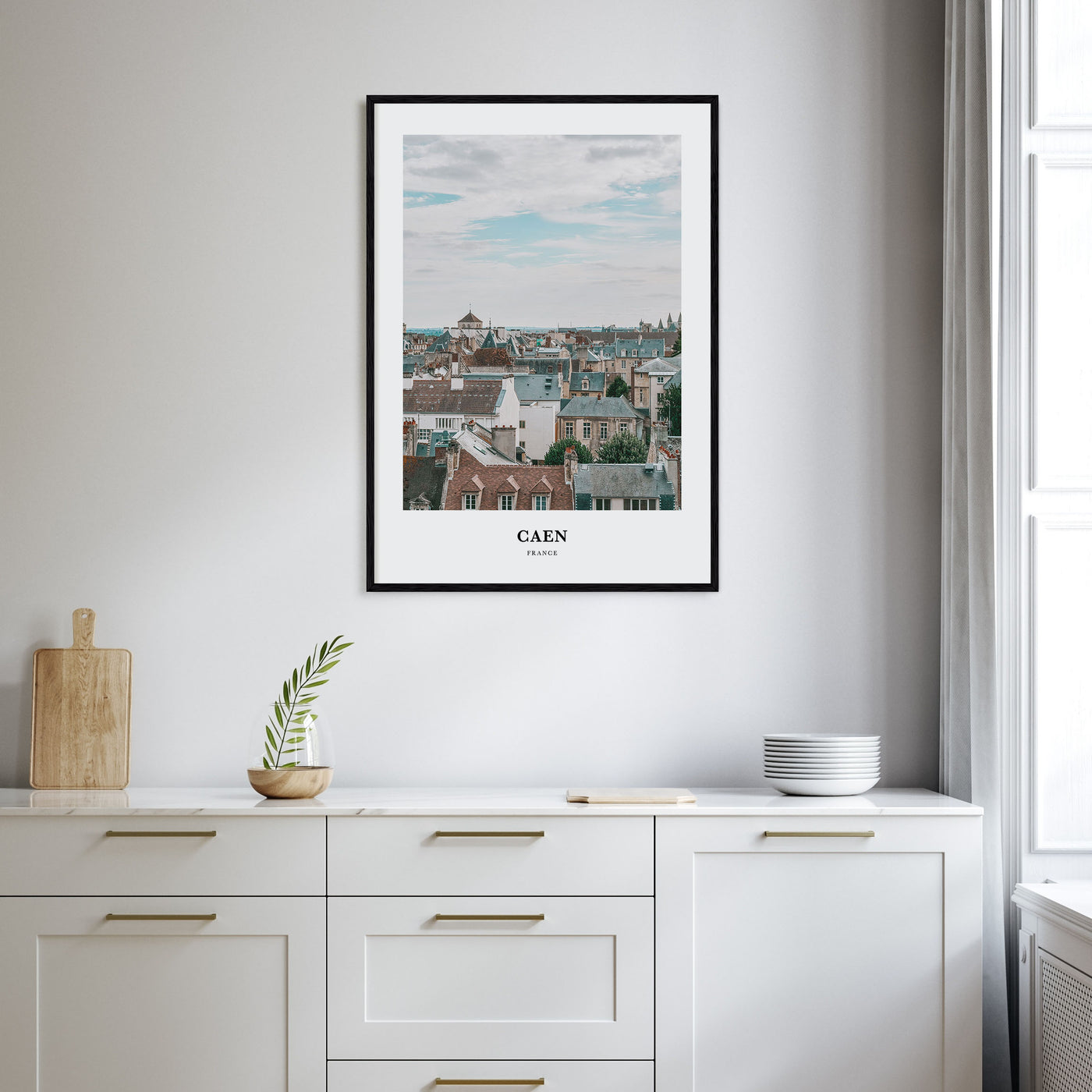 Caen Portrait Color Poster