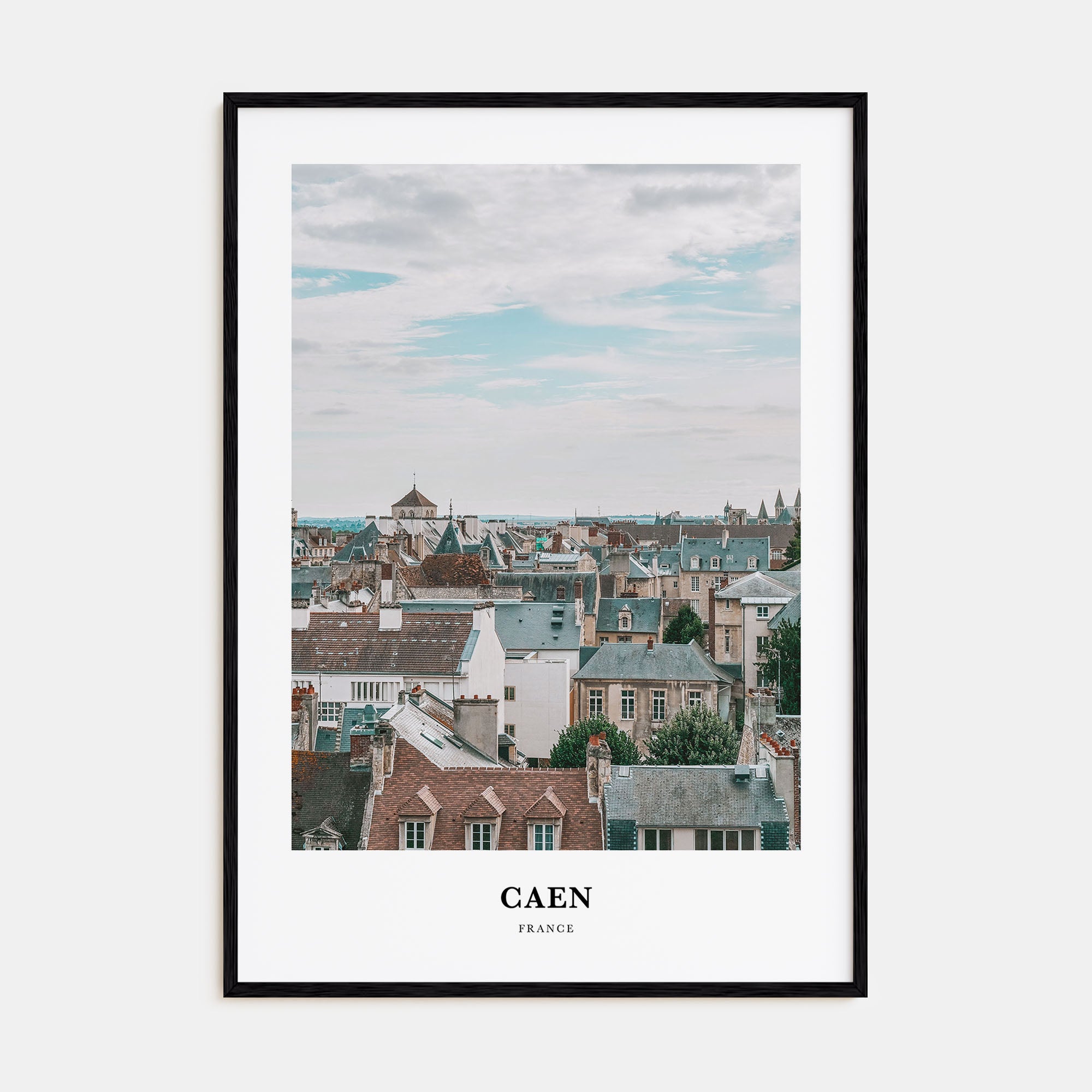 Caen Portrait Color Poster