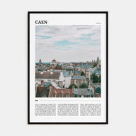 Caen Travel Color Poster
