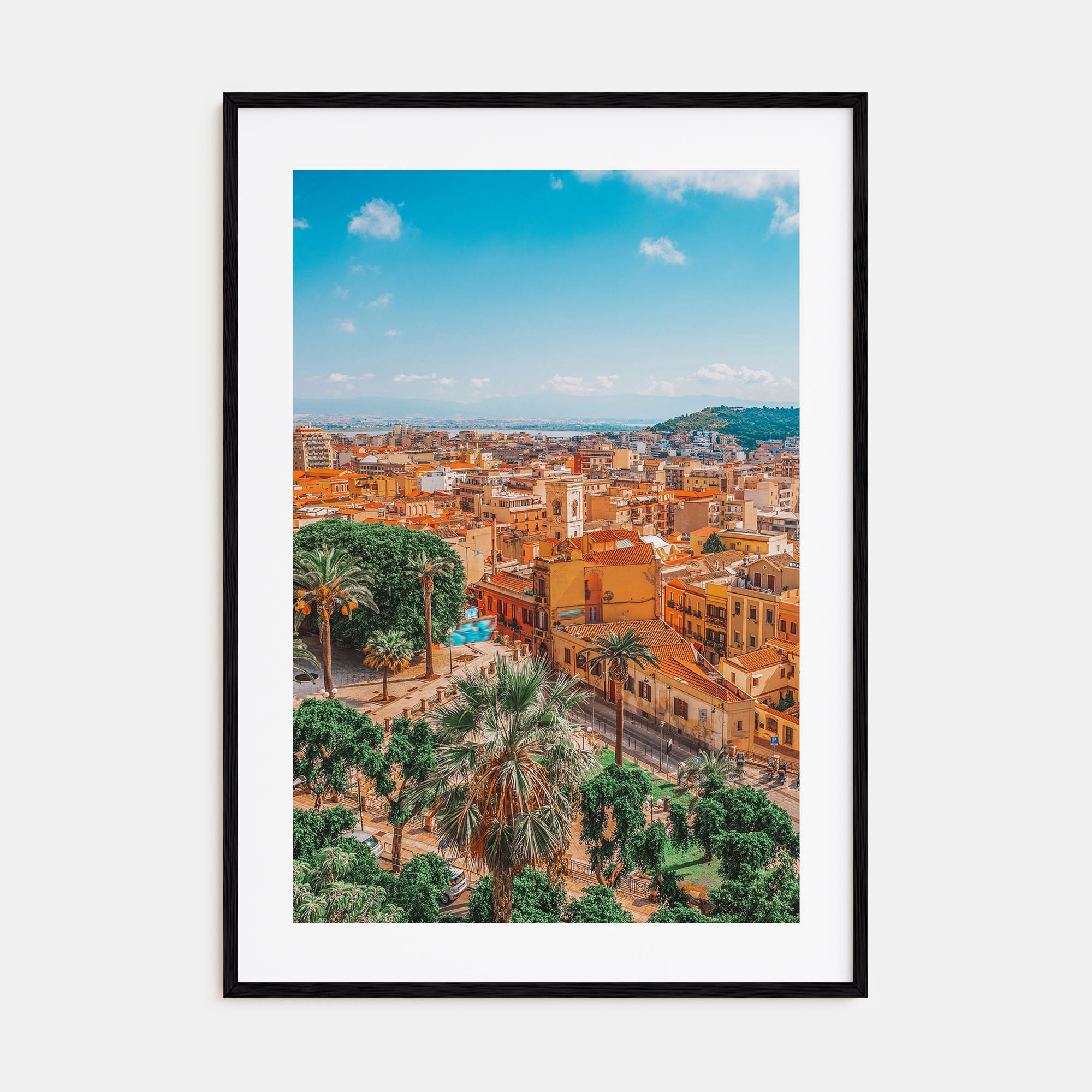 Cagliari Photo Color Poster