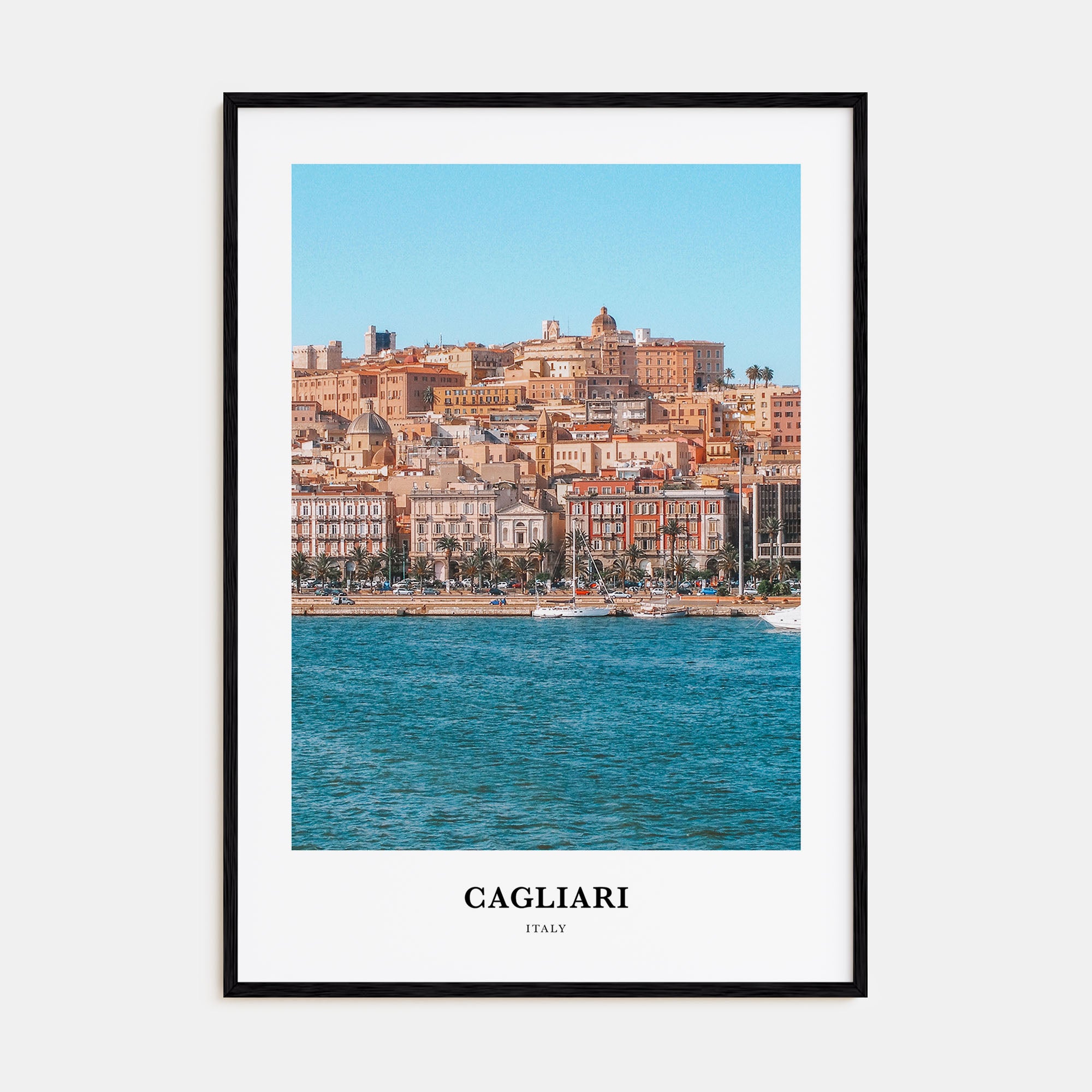 Cagliari Portrait Color Poster
