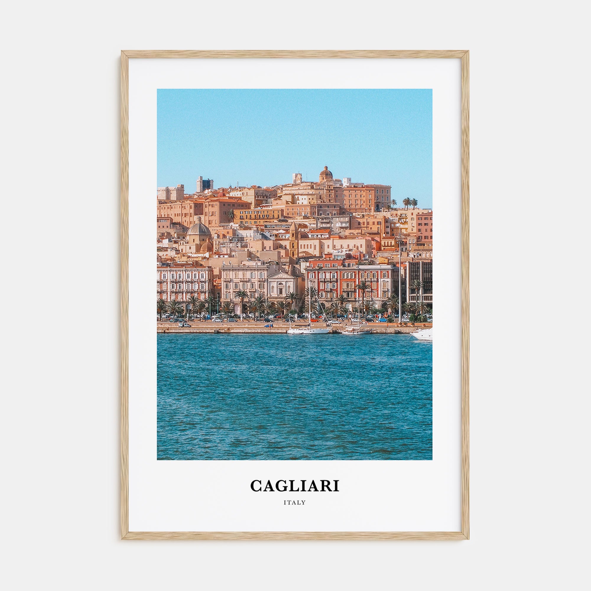 Cagliari Portrait Color Poster