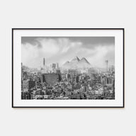 Cairo Landscape B&W Poster