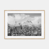 Cairo Landscape B&W Poster