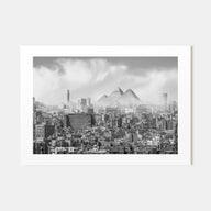 Cairo Landscape B&W Poster