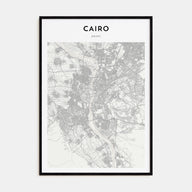 Cairo Map Portrait Poster